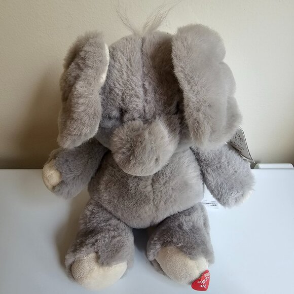 Baby GANZ Peek-A-Boo Emerson Elephant Plush Stuffed Animal Salesman's Sample 11" - Picture 2 of 9